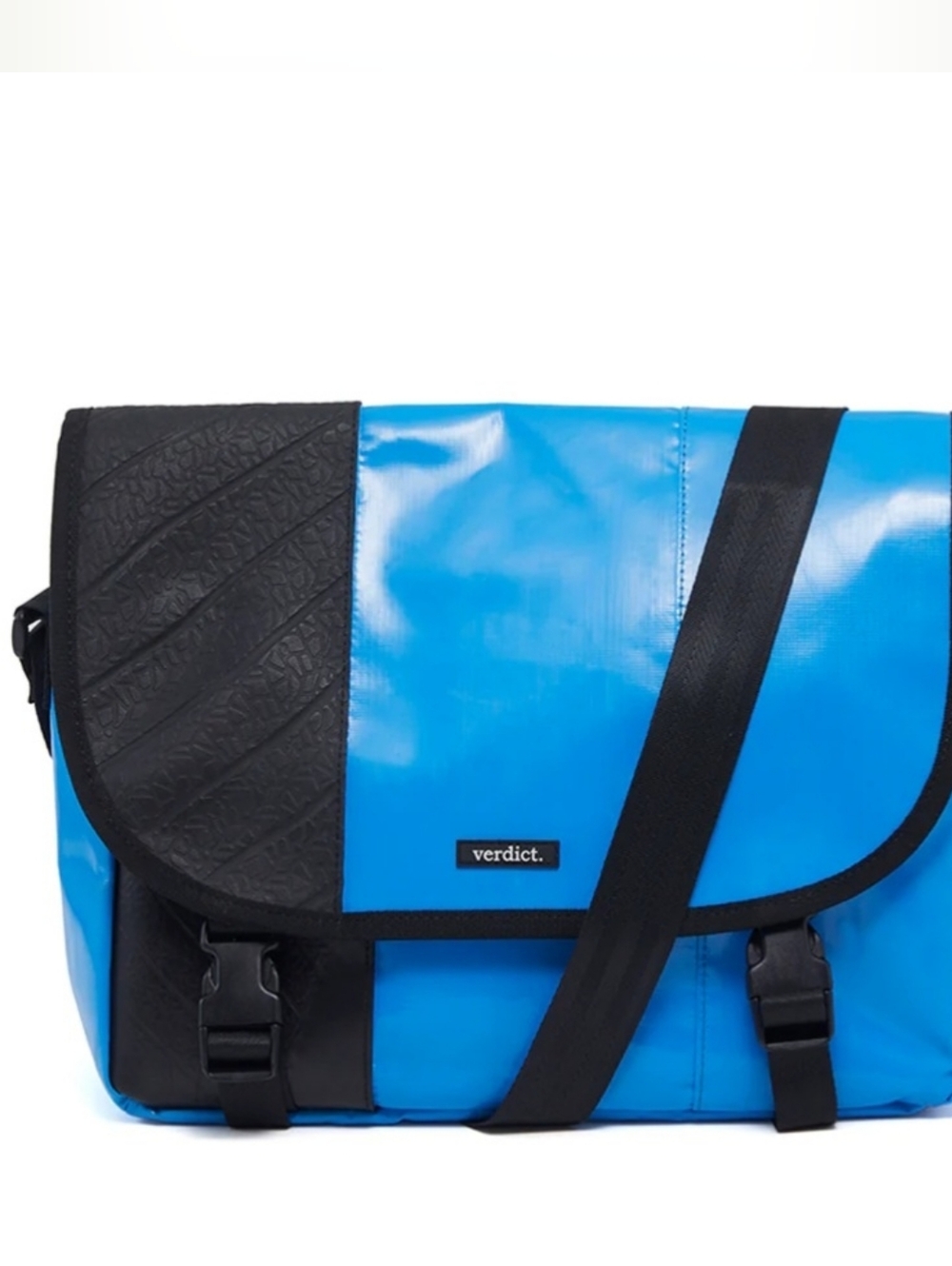 NWT Verdict  It's a Flap Electric Blue Eco-Tarpaulin Side Pack
